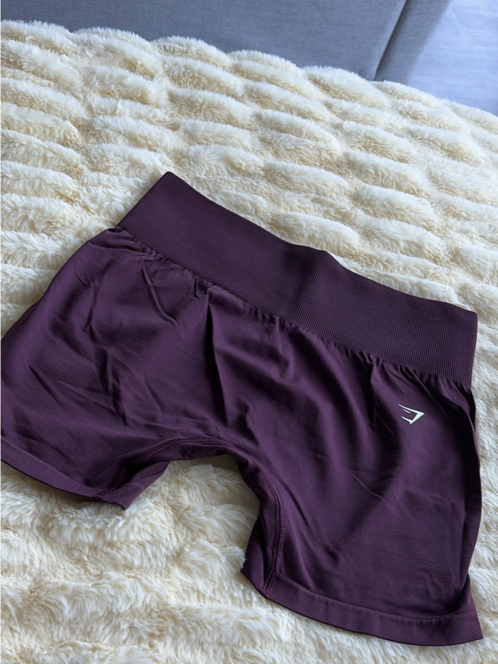Purple Gymshark shorts
